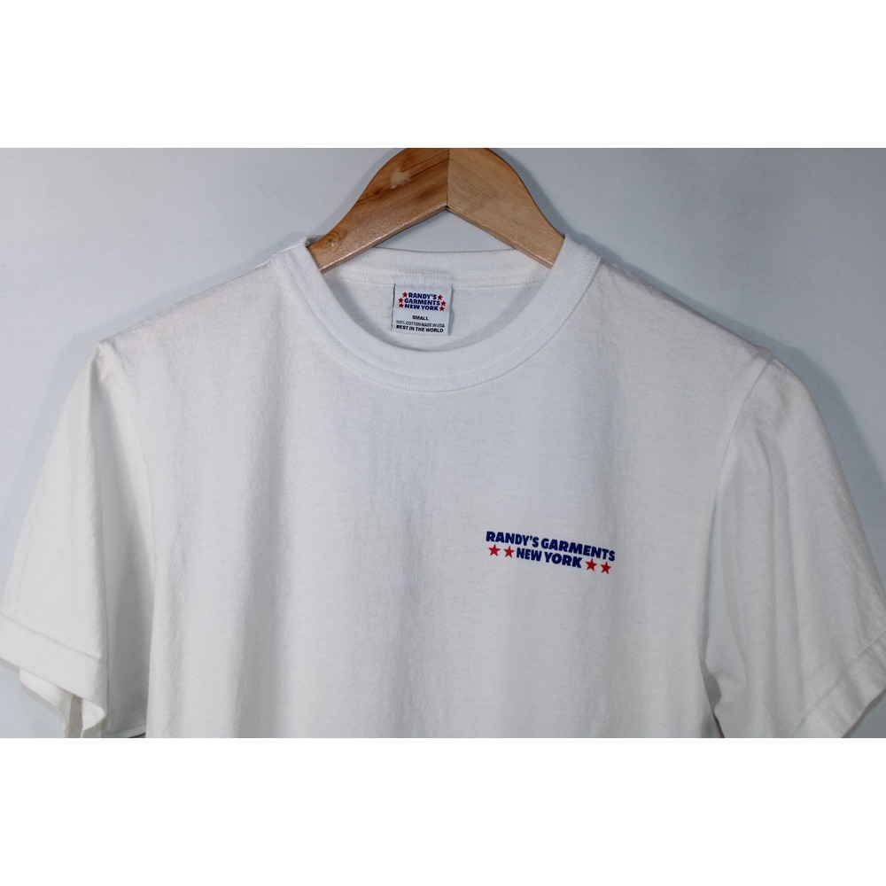 Randy's Garments Men's Small White Short Sleeve Crew Neck Box Truck T-Shirt - Picture 2 of 9